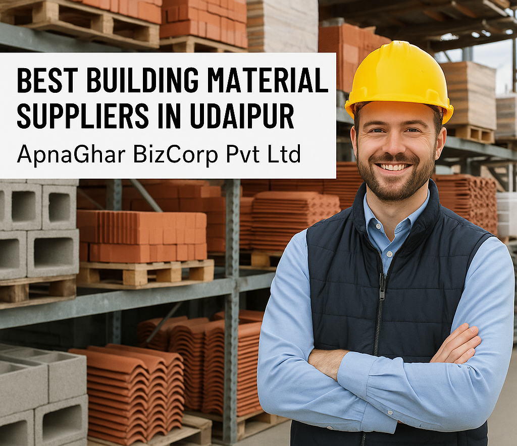 Best Building Material Suppliers in Udaipur – ApnaGhar BizCorp Pvt Ltd