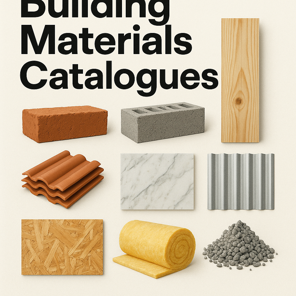 Building materials catalogues including TMT bars, cement, steel, and bricks by ApnaGhar BizCorp in Udaipur for residential and commercial projects.